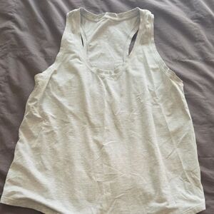 Lululemon Athletica Light Gray Tank Top